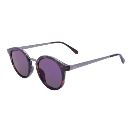 GUESS Металл Пластик OVAL SUNGLASSES Женские Черепаховый