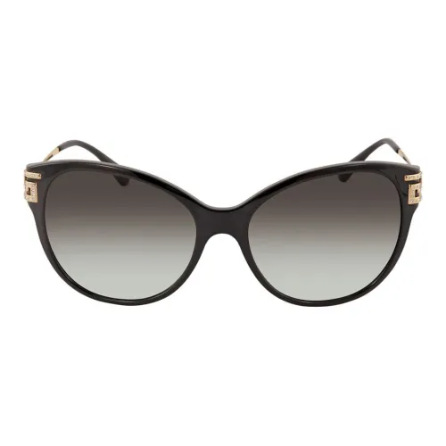 VERSACE Пластик Кошачий глаз Солнцезащитные очки Женские Золото