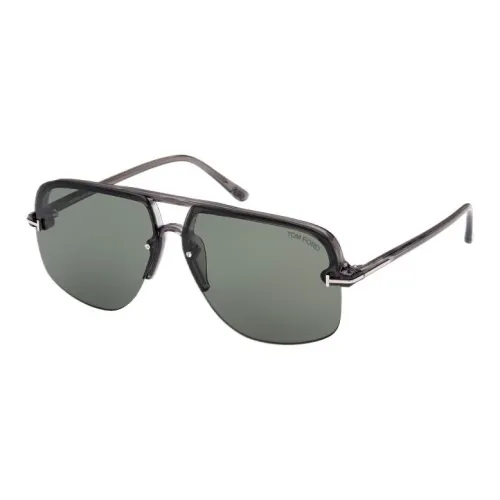 TOM FORD Нерегулярная форма Солнцезащитные очки Мужской Черный