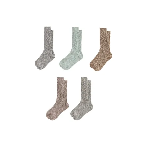 Kith 5 пар Многоцветные Унисекс Колено высокие Носки