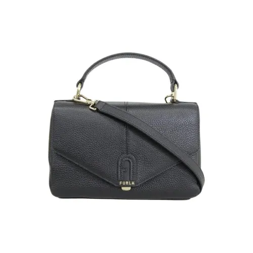 Furla Кожа Сумка через плечо Сумка Маленькая Женская Черная