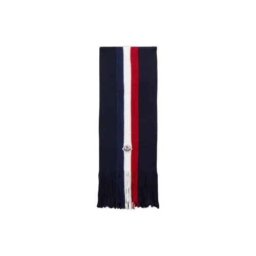 MONCLER Шерстяные вязаные шарфы Мужской