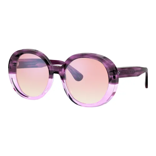 Oliver Peoples Круглые Солнцезащитные очки Женские Розовые