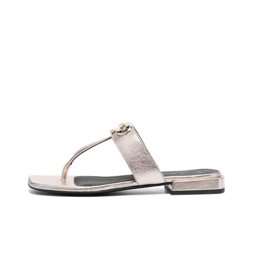 Furla Слипоны Женские Белые Золотые