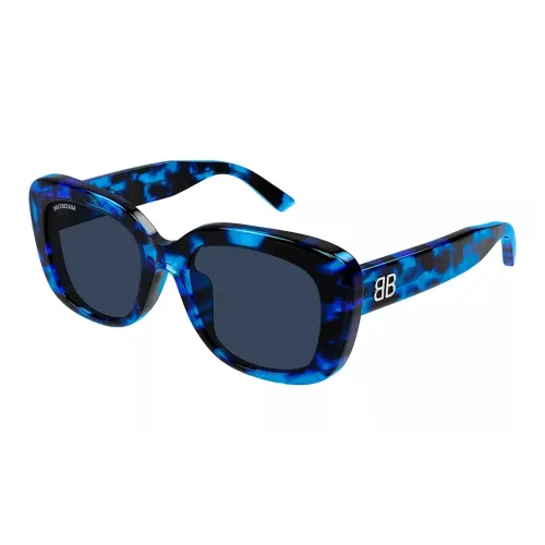 Balenciaga Ацетат Нерегулярная форма Солнцезащитные очки Женские Синий