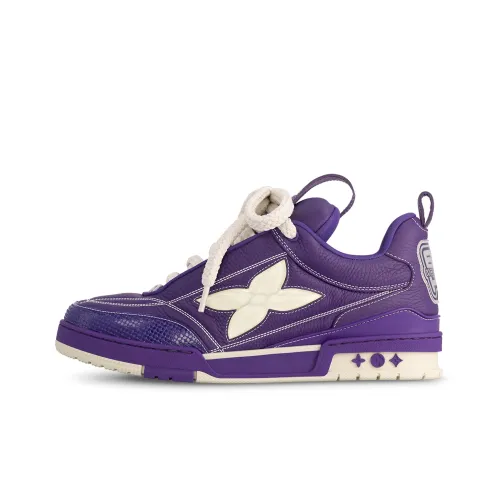 LOUIS VUITTON Skate Low Топ Скейтборд Кроссовки Мужские Фиолетовые