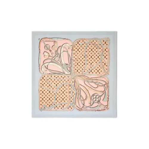 LOUIS VUITTON Вязаные шарфы Женские Светло-Синий