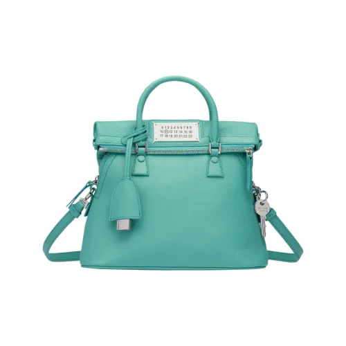 Maison Margiela 5AC Козья кожа Портативная Сумка через плечо Сумка на плечо Мини Женская Циановая