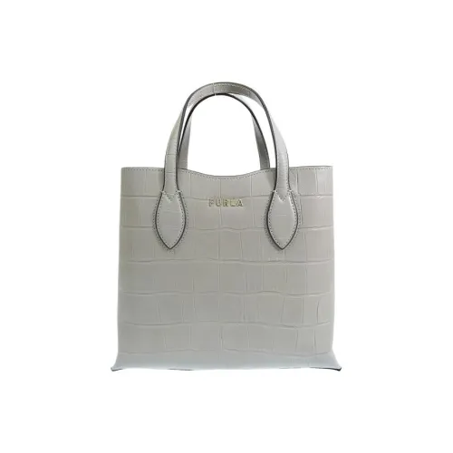 Furla Era Кожа Тоут Сумка Сумка для покупок Сумка на плечо Сумка Маленькая Женская Серый