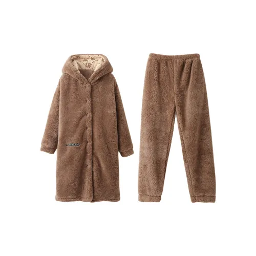 Huggy Kissy Кофе Женские Пижамные Комплекты