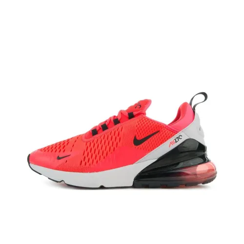 Nike Air Max 270 Устойчивые к истиранию Низкие Беговые кроссовки Мужские Красные