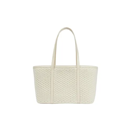 Loro Piana Мериносовая шерсть с кожаными вставками сумка-тоут сумка для покупок маленькая сумка цвет белый женский