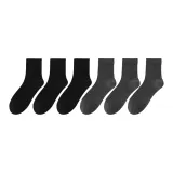 6 пар (Черный 3 + Темно-серый вересковый 3)