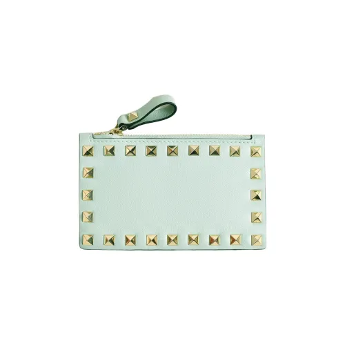 Valentino Кошелек из коровьей кожи с застежкой-монетницей держатель для карт стандартный женский зеленый