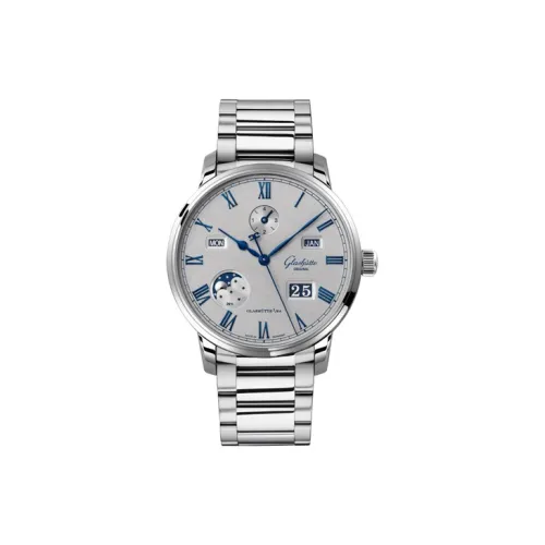 Glashütte Original Автоматический Механический Часы Мужские SENATOR 42mm*12,8mm Серебряные