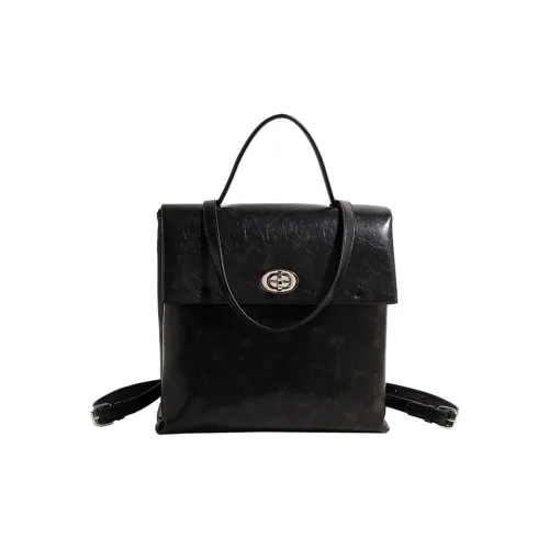 UNITE STAR ПУ (полиуретан) Путешествие Коммутирование Мода Повседневный Большая вместимость Рюкзак Женский Черный Желтый Коричневый Кофейный