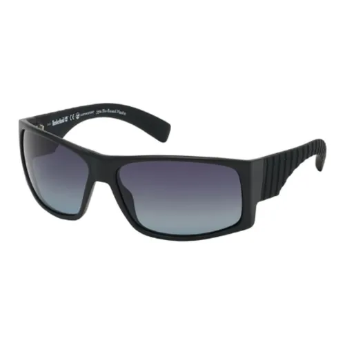 Timberland Вытесанный из пластика Прямоугольные Солнцезащитные очки Мужские Черные