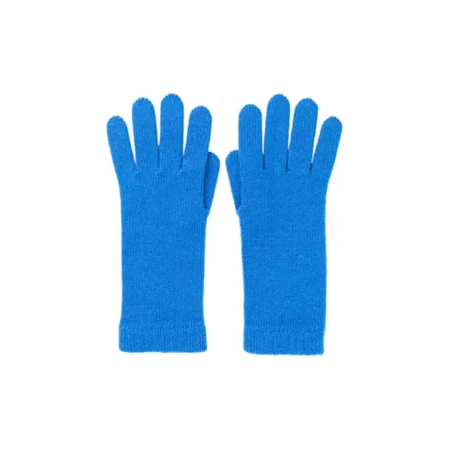 JOHNSTONS OF ELGIN Вязаные перчатки Женские Синие