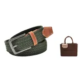 Медвежонок, сумка из войлока, подарочный набор, сумка - темно-зеленый