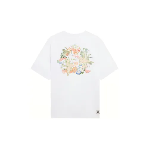 LINING Sports Trend Series T-Shirt Унисекс Белый