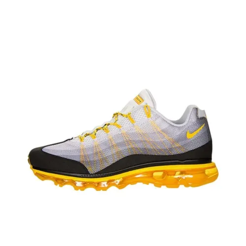 Nike Air Max 95 Dynamic Flywire LAF Livestrong Износостойкий и Легкий Низкий Топ Повседневная обувь Унисекс Серый Белый