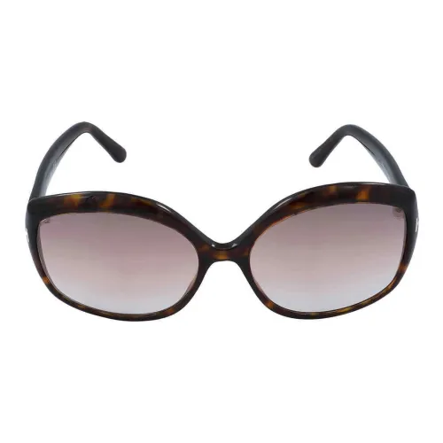 TOM FORD Пластик Нерегулярная форма Солнцезащитные очки Женские Черный