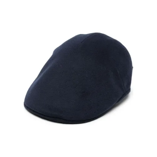 Borsalino Кашемир Ацетат Вискоза Береты Мужской Темно-синий