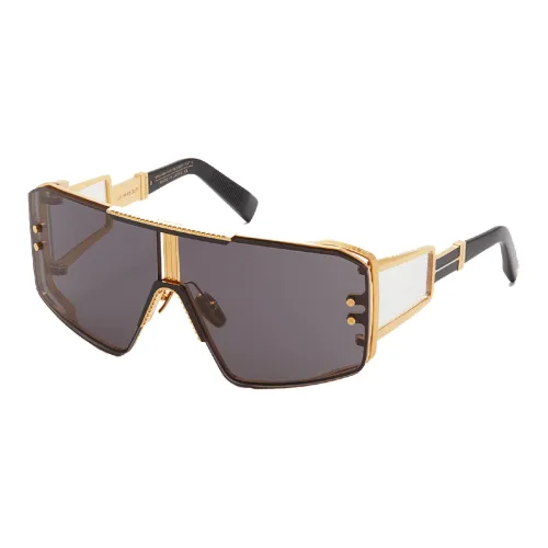 BALMAIN Титан Нерегулярная форма Солнцезащитные очки Унисекс Золото
