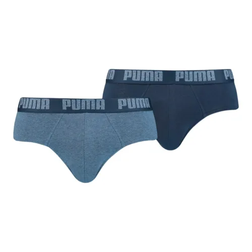 PUMA Lot De 2 Трусы Basiques Pour Homme Мужское нижнее белье 2 упаковки синий