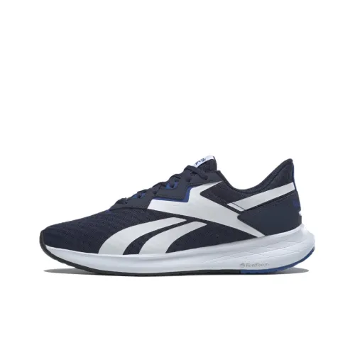 Reebok Дышащие и Легкие Низкие Кроссовки для Бега Мужские Синие и Белые