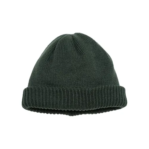 Nanamica Шерсть Акрил Шапки-бини Унисекс Армейский зеленый