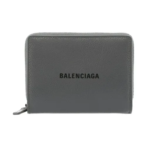 Balenciaga Телячья кожа Кошелек Мужской Серый