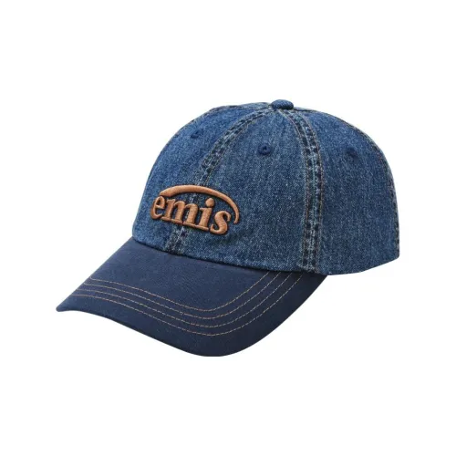 Emis Хлопок Деним Кепки Женские Синий