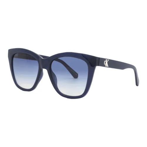 CK Calvin Klein Пластик Квадратные Солнцезащитные очки Женские Темно-синие