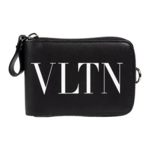 Valentino Натуральная кожа Кошелек Мужской Черный