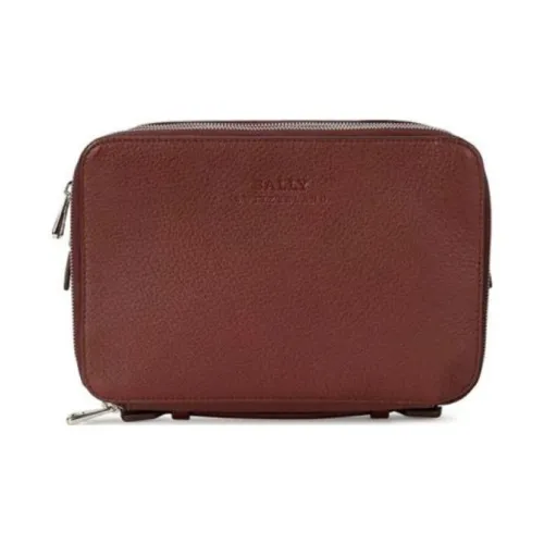 BALLY Натуральная кожа Кошелек Мужской Бордовый