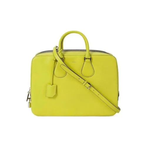 BALLY Сумка через плечо из натуральной кожи женская желтая зеленая