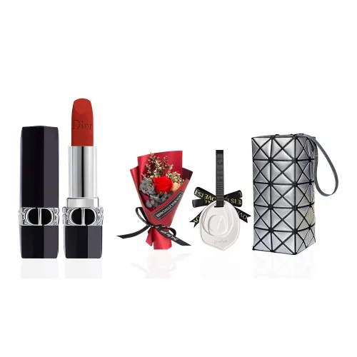 DIOR Blazing Blue Gold Бренд Новый Помада Lip Balm Сатин Усиление Блеска Цвет лица И SHINE 3,5г Подарок Для Подруги