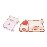 Лулу Коврик для мыши и стола + Лулу Коврик для стола с свиньями и мышкой