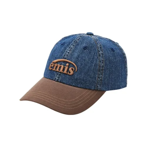 Emis Хлопок Деним Кепки Унисекс Синий Коричневый