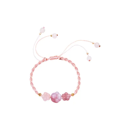 CLARKIA FLOWER Браслет с шнурками из агата женский