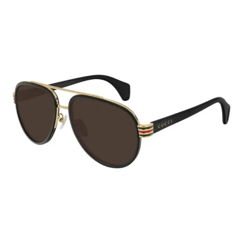 GUCCI Aviator Солнцезащитные очки Мужские Черные