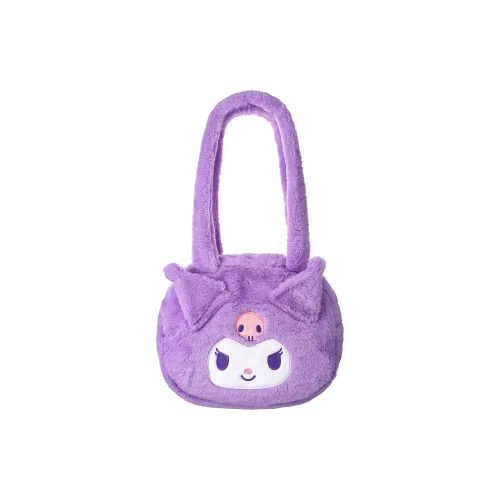 Sanrio Polyester Tote Bag Shopping Bag Shoulder Bag Medium Women's Purple
