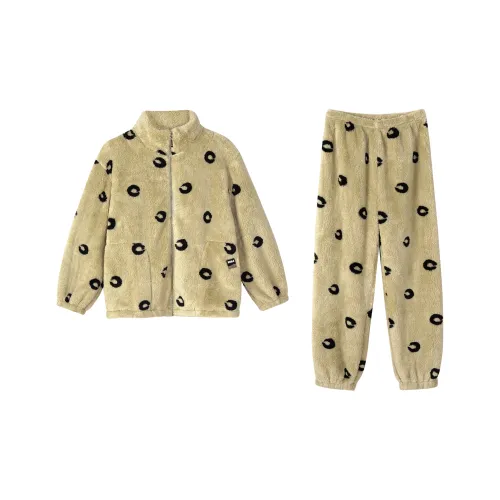 XUANZHITING Горохово-зеленый Женские Пижамные комплекты