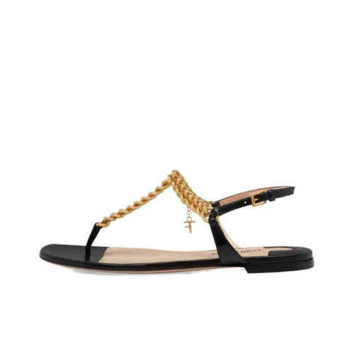 TOM FORD One Ремешок Сандалии 0,5 см Женские Черные