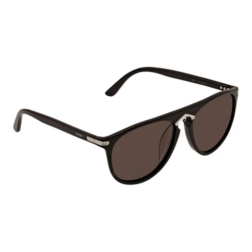 Cartier Нерегулярная форма Солнцезащитные очки Унисекс Черный