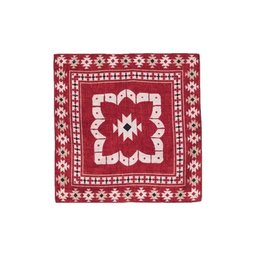 BRUNELLO CUCINELLI Шелковые шарфы Мужской Красный