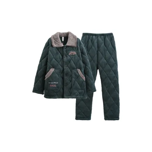FENTENG FJ240171 Noble Green Мужской Пижамный Комплект