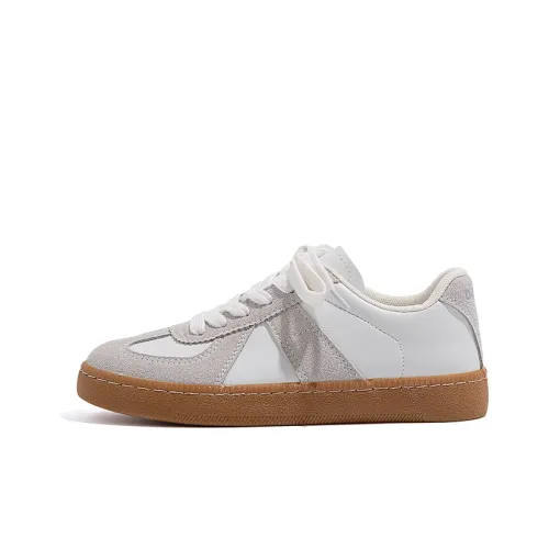 DD OO Немецкие армейские кроссовки Low Top Скейтбординг Женские Бежевые