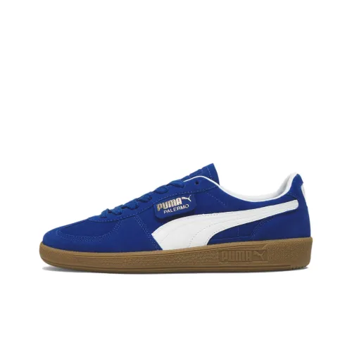 PUMA Palermo Low Топ Скейтборд Кроссовки Унисекс Синий Белый